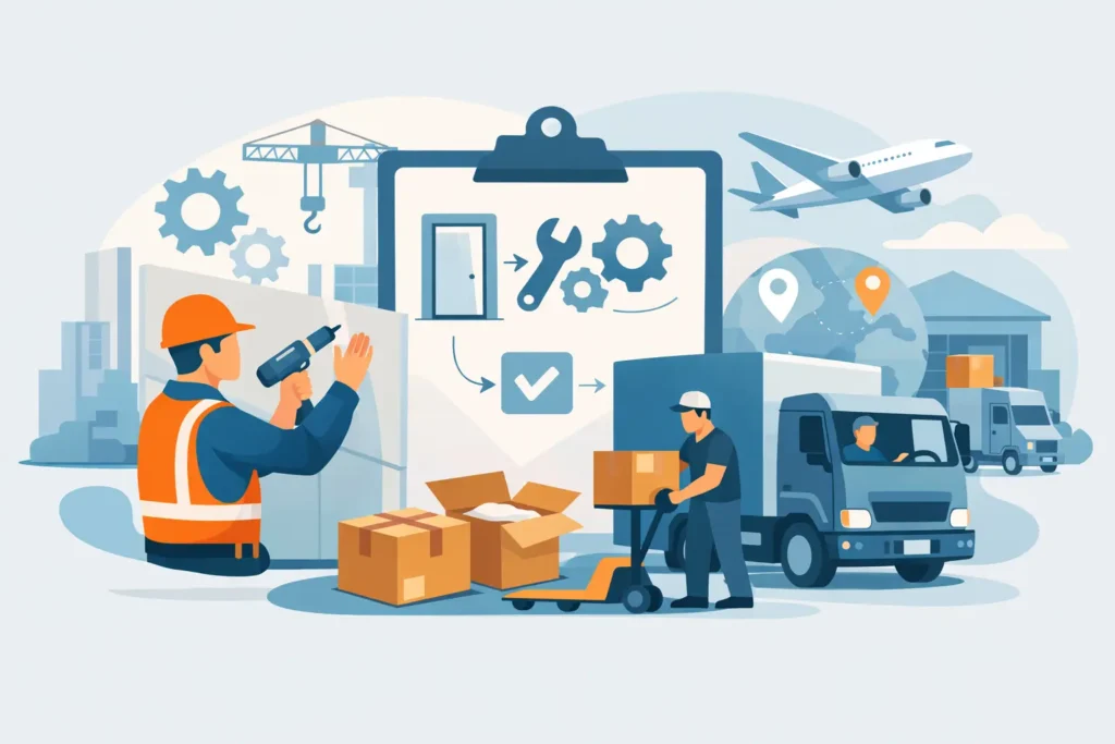 Primer brže montaže uz pouzdanu logistiku